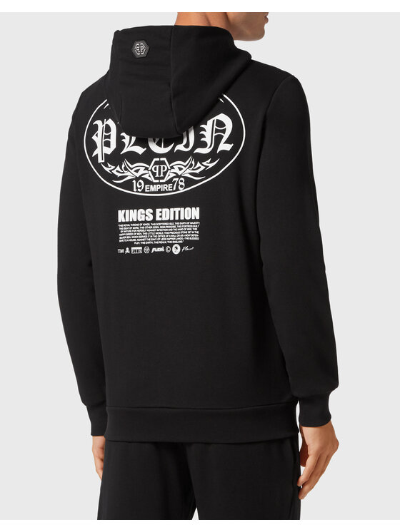 PHILIPP PLEIN PHILIPP PLEIN Bluza 11815 Czarny Athletic Fit