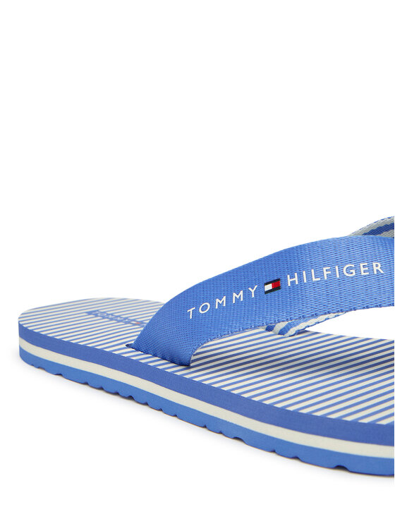 Tommy Hilfiger Tommy Hilfiger Infradito Th Ithaca Stripe Summer Sandal FW0FW09192 Blu