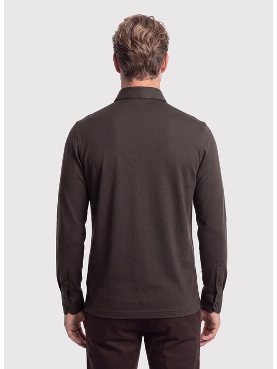 Pako Lorente Pako Lorente Koszula P26WF-1X-022 Brązowy Slim Fit