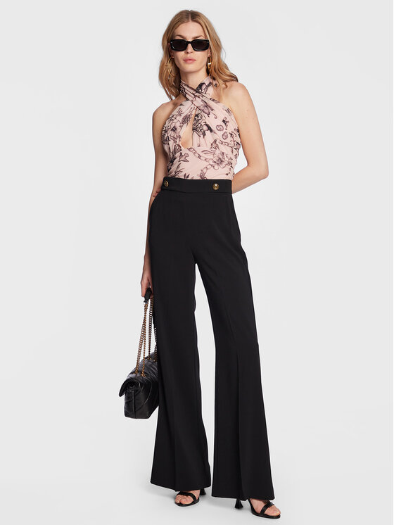 PINKO PINKO Bluzka Tirato 100921 A0NW Różowy Slim Fit