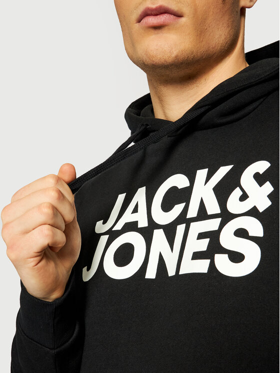 Jack&Jones Jack&Jones Μπλούζα Corp Logo 12152840 Μαύρο Regular Fit