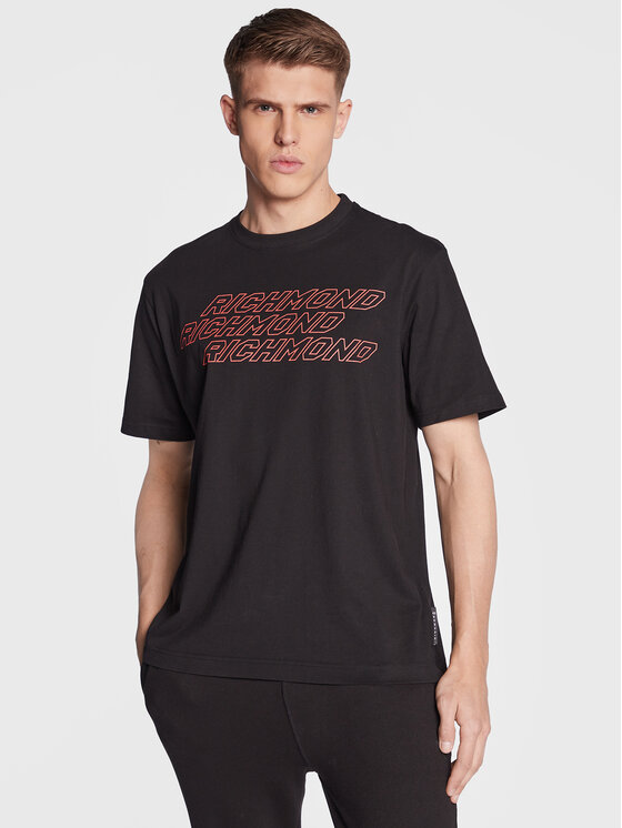 John Richmond John Richmond T-Shirt UMP23018TS Schwarz Regular Fit