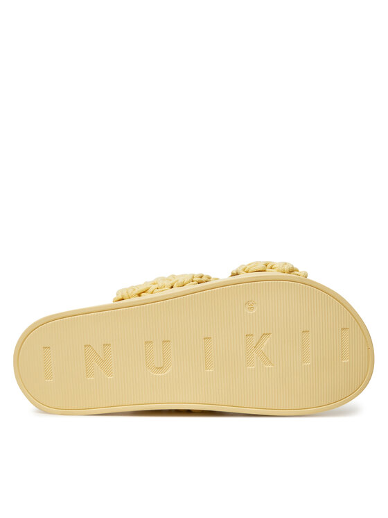 Inuikii Inuikii Klapki Woven 70104-105 Żółty