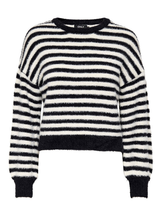 ONLY ONLY Пуловер 15235973 Екрю Regular Fit