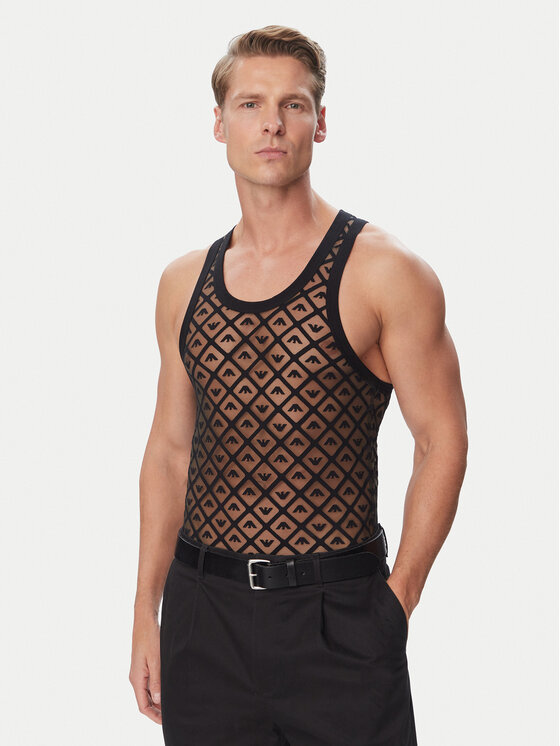 Emporio Armani Underwear Emporio Armani Underwear Tank top EM002156 AF25049 FC041 Czarny Slim Fit