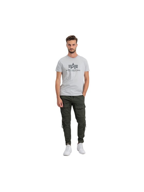 Alpha Industries Alpha Industries T-Shirt AI.100501-666-XL Szary Basic Fit
