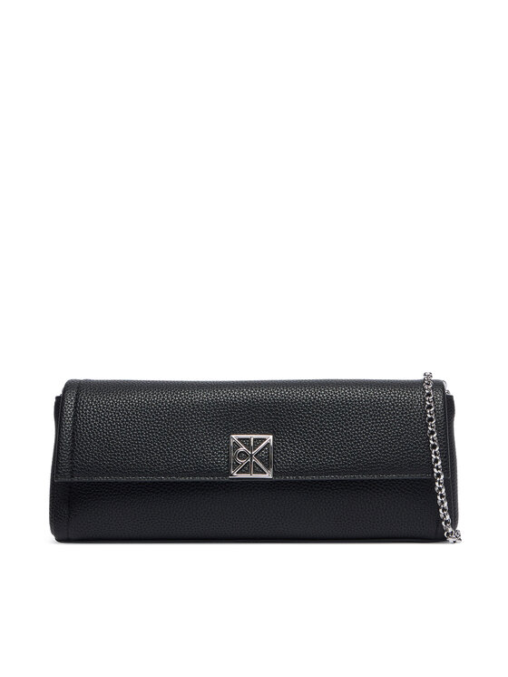 Calvin Klein Calvin Klein Τσάντα Emblem Hw Pebble Clutch LV04F3740G Μαύρο