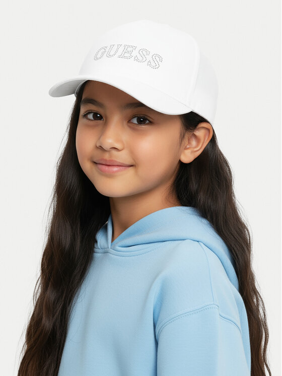 Guess Guess Kepurė su snapeliu J5RZ40 WO08O Balta