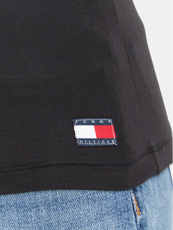 Tommy Hilfiger Tommy Hilfiger Marškinėlių komplektas UW0UW06657 Juoda Slim Fit
