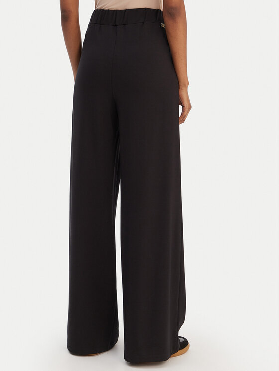 Liu Jo Sport Liu Jo Sport Teplákové kalhoty TA6026 JS182 Černá Relaxed Fit