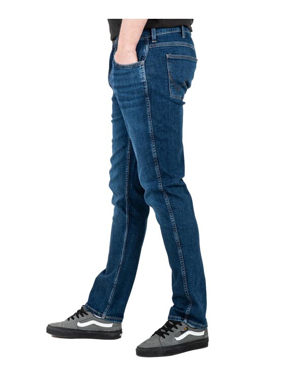 Wrangler Wrangler Jeansy 112364493 Granatowy Straight Fit