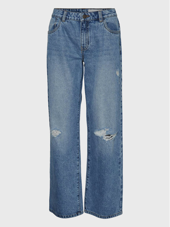 Noisy May Noisy May Jeans hlače Amanda 27018105 Modra Loose Fit