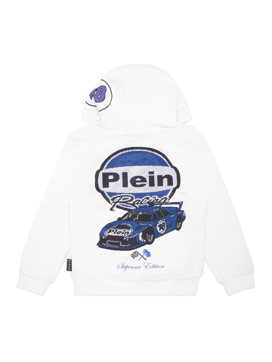 PHILIPP PLEIN PHILIPP PLEIN Bluza 28179 Biały Regular Fit