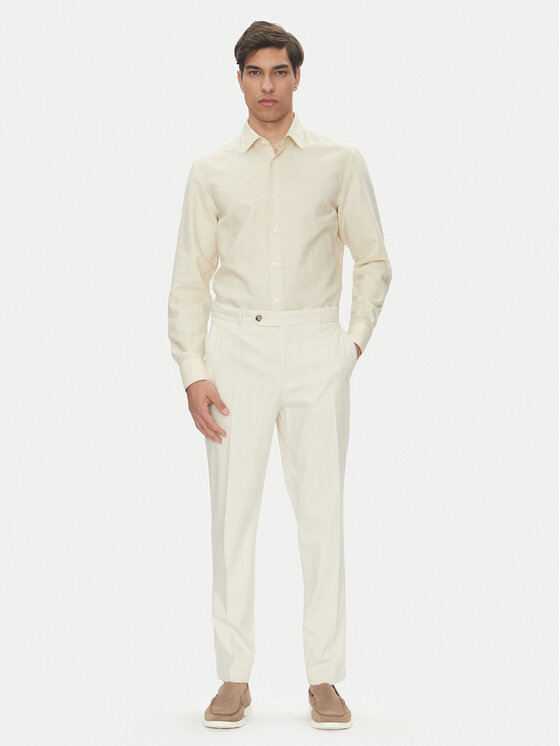 BOSS BOSS Риза C-Hal 50539532 Кремав Casual Fit