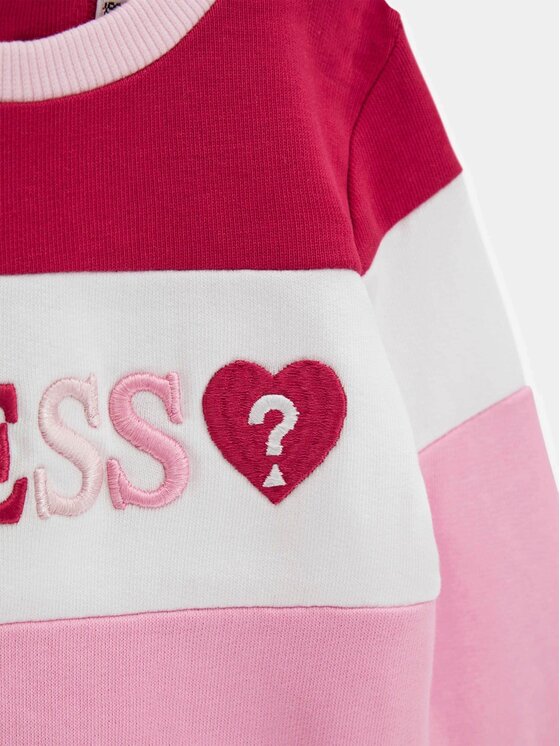 Guess Kids Guess Kids Sukienka codzienna 183706 Różowy Classic Fit
