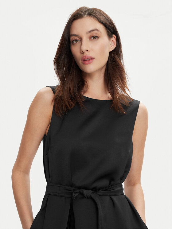 Weekend Max Mara Weekend Max Mara Vsakodnevna obleka Baiardo 2415221021 Črna Regular Fit