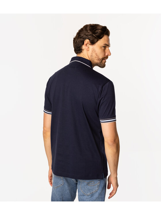 Lee Cooper Lee Cooper Polo TOR 5001 Granatowy Regular Fit