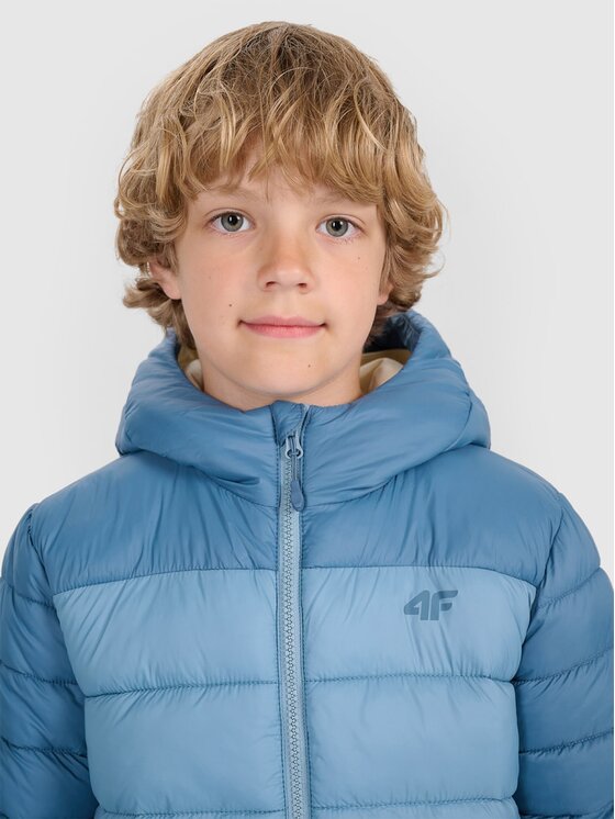 4F 4F Giubbotto piumino 4FJRAW25TDJAM0770-32S Blu scuro Regular Fit