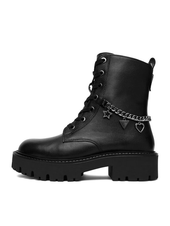 Guess Guess Gležnjače CEO-CI12-LEA-04 Crna
