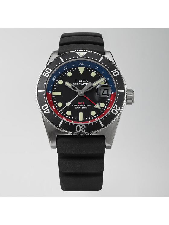Timex Timex Zegarek TW2W75000 Czarny