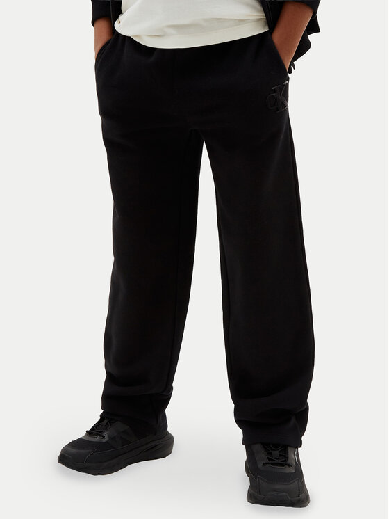 Calvin Klein Pantaloni trening LVCKTJC43B Negru Regular Fit