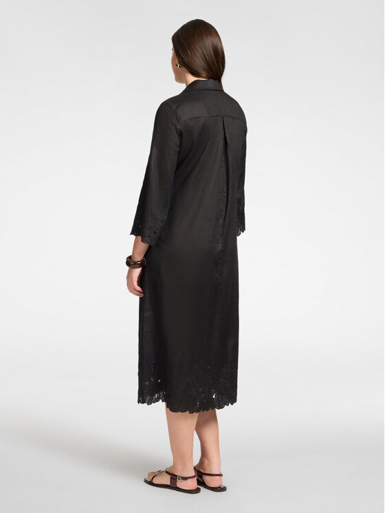 Elena Mirò Elena Mirò Sukienka koktajlowa 7083P000294N033 Czarny A-Line Fit
