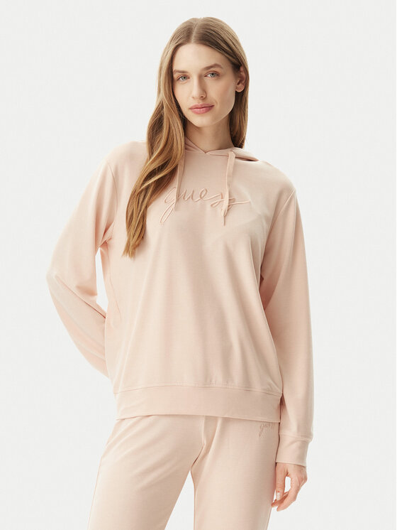 Guess Guess Bluză O5GQ00 KCQP2 Portocaliu Regular Fit