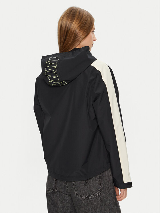 Roxy Kurtka przeciwdeszczowa Move Free ERJJK03624 Czarny