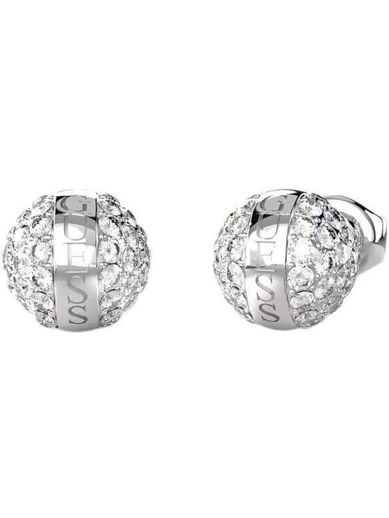 Guess Guess Naušnice JUBE04459JWRHT/U Stříbrná