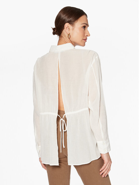 Calvin Klein Jeans Calvin Klein Jeans Hemd J20J221184 Écru Regular Fit