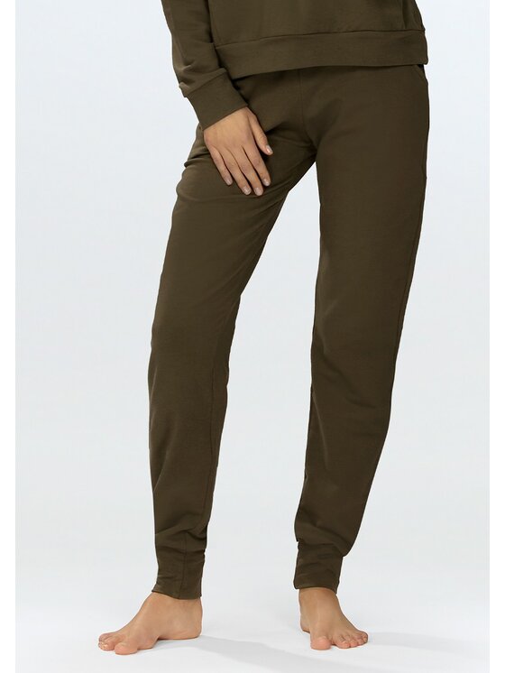 DKaren Sport DKaren Sport Spodnie dresowe Seattle Khaki Classic Fit