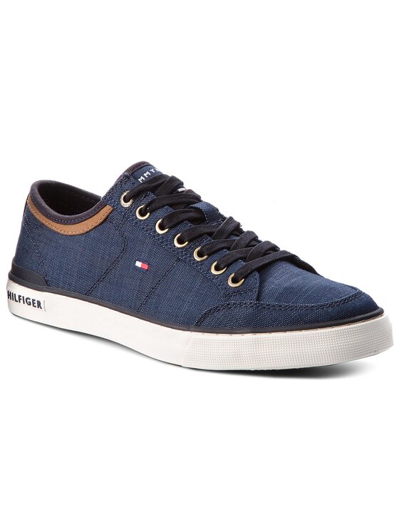 Tommy Hilfiger Tommy Hilfiger Sneakers Core Material Mix Sneaker FM0FM01332 Blu scuro