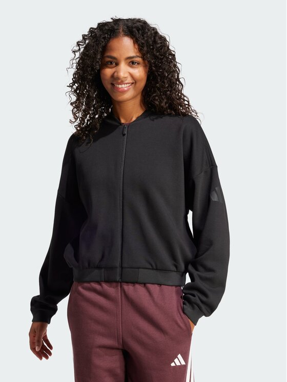 adidas adidas Kurtka bomber Essentials Contemporary Logo Czarny