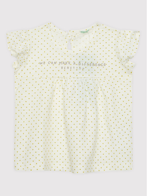 United Colors Of Benetton Rochie de zi 34TCB1005 Galben Regular Fit