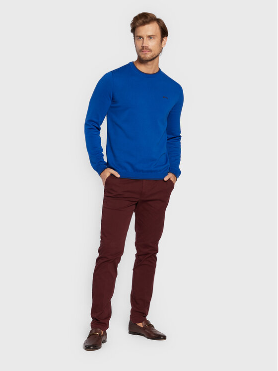 Maglione Ritom_W22 50475068 Blu Regular Fit
