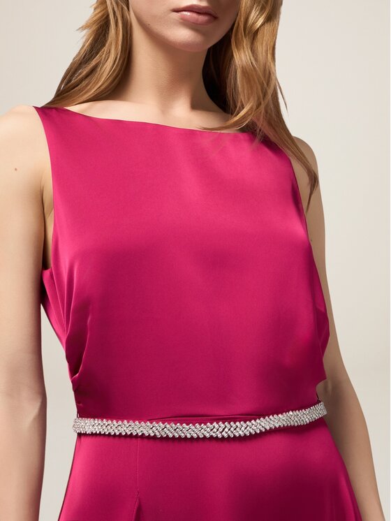Oltre Oltre Sukienka koktajlowa 7317R004814N019 Różowy A-Line Fit