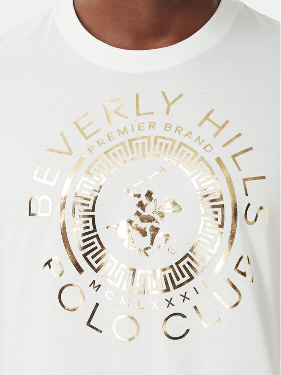 Beverly Hills Polo Club Beverly Hills Polo Club Majica M1342 Bela Regular Fit