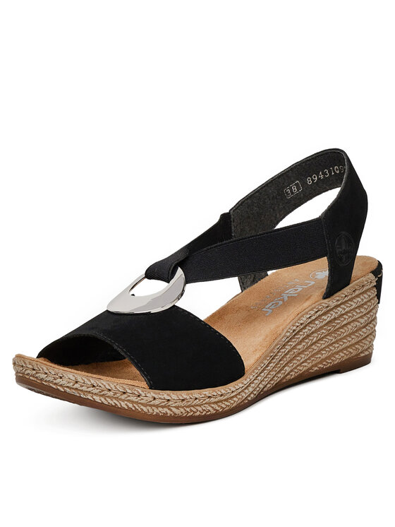 Rieker Rieker Sandales 624H6-00 Melns