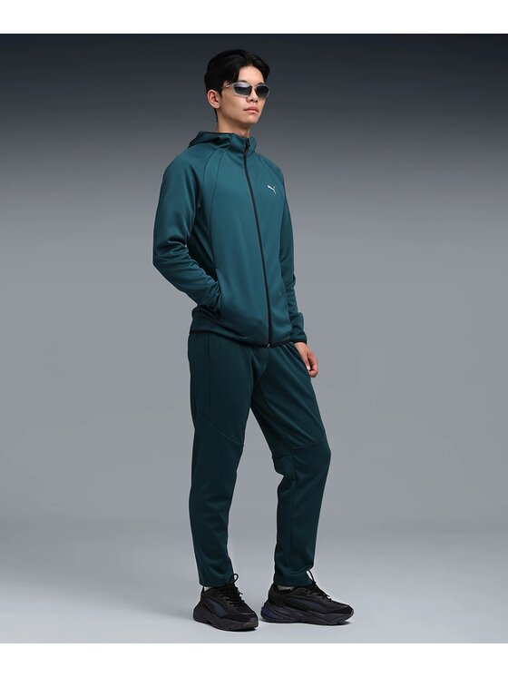 Puma Puma Spodnie dresowe 688239 Zielony Regular Fit