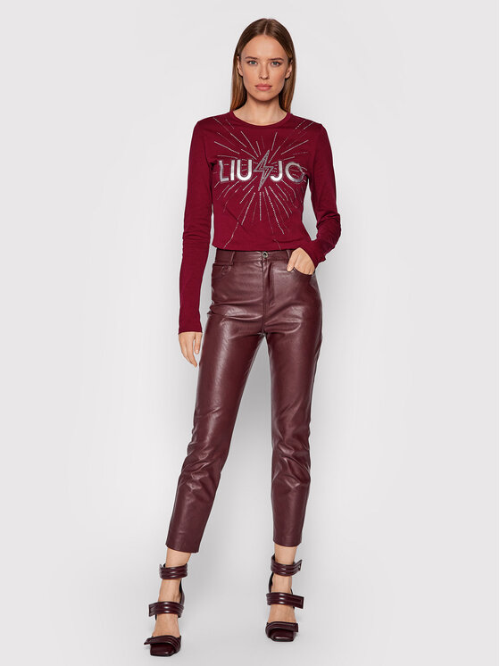 Blusa WF1566 J6287 Bordeaux Regular Fit
