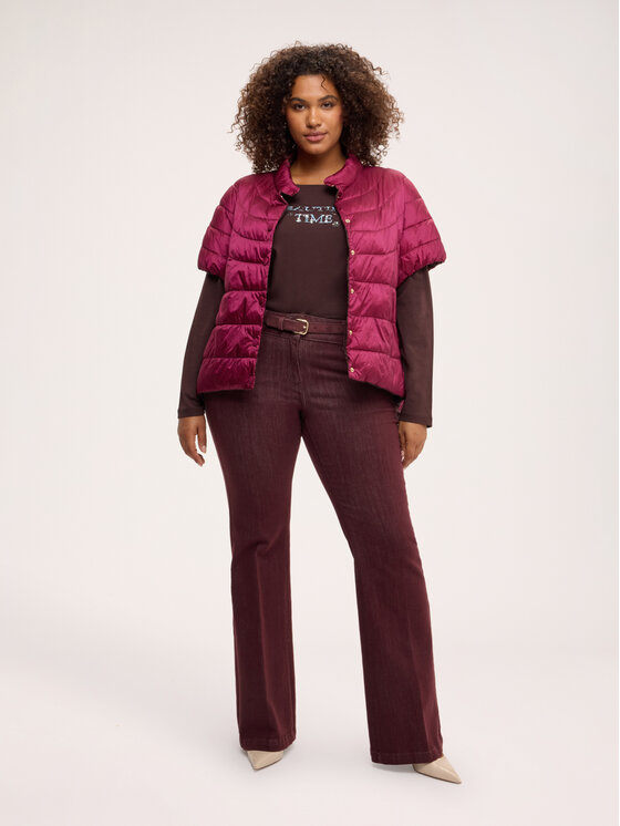 Fiorella Rubino Fiorella Rubino Giubbotto piumino F012T001551N0Z6 Bordeaux Over Fit