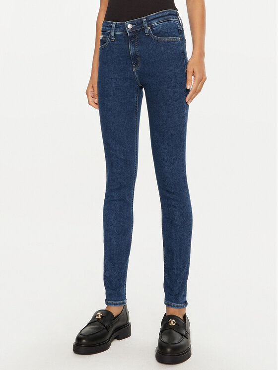 Calvin Klein Jeans Calvin Klein Jeans Jeansy J20J224020 Tmavomodrá Skinny Fit