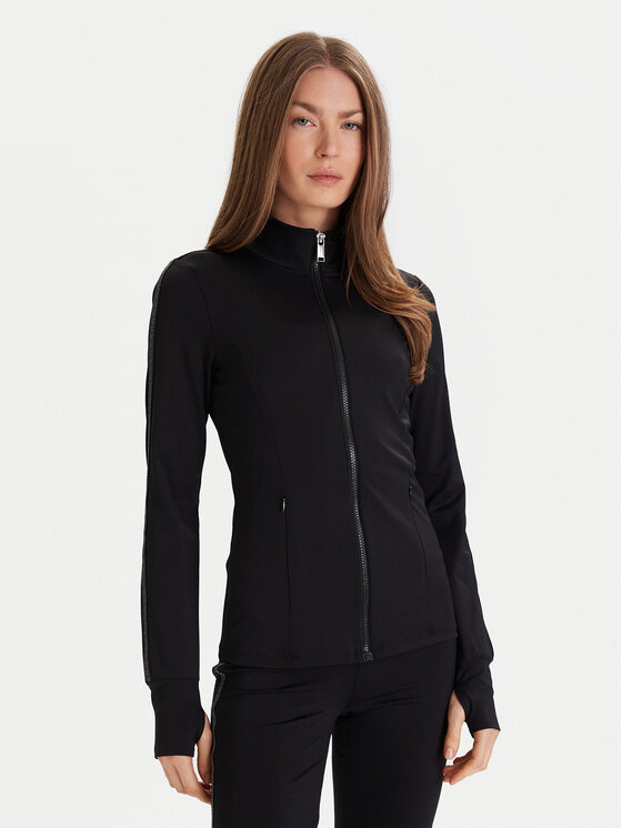 MICHAEL Michael Kors MICHAEL Michael Kors Pulóver MF551L91RE Fekete Slim Fit