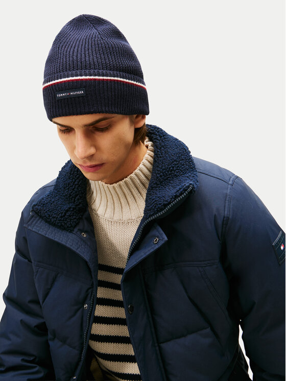 Tommy Hilfiger Tommy Hilfiger Cepure AM0AM13587 Tumši zils