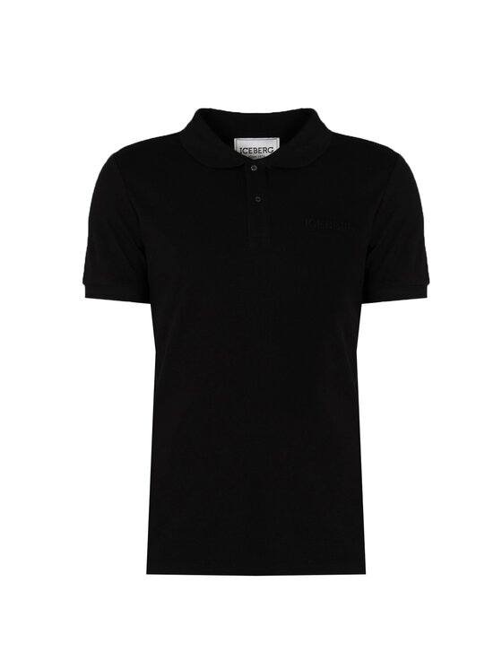 Iceberg Iceberg Polokošile F030631A Černá Regular Fit
