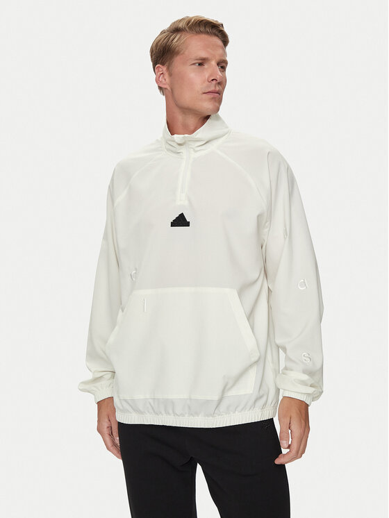 adidas Bluză Embroidery IP3799 Alb Regular Fit