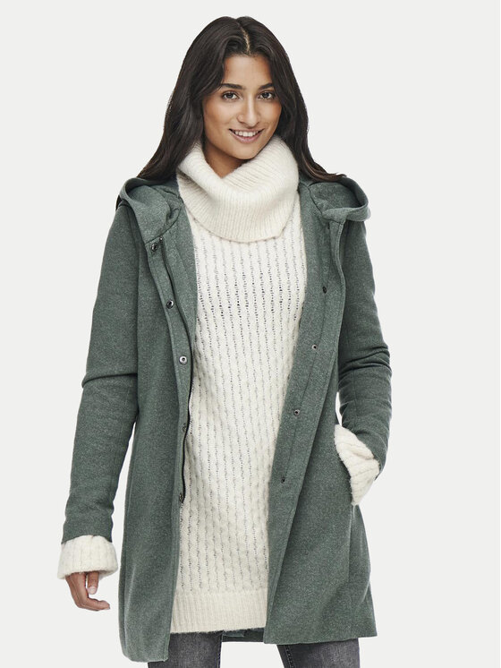 ONLY ONLY Prehodni plašč Sedona 15142911 Zelena Regular Fit