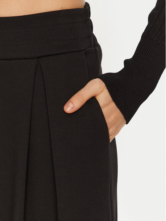 ViCOLO ViCOLO Pantaloni din material TS0378 Negru Regular Fit
