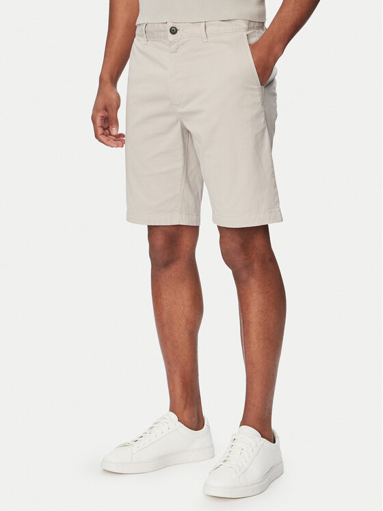 BOSS BOSS Шорти от плат Chino 50536723 Бежов Slim Fit
