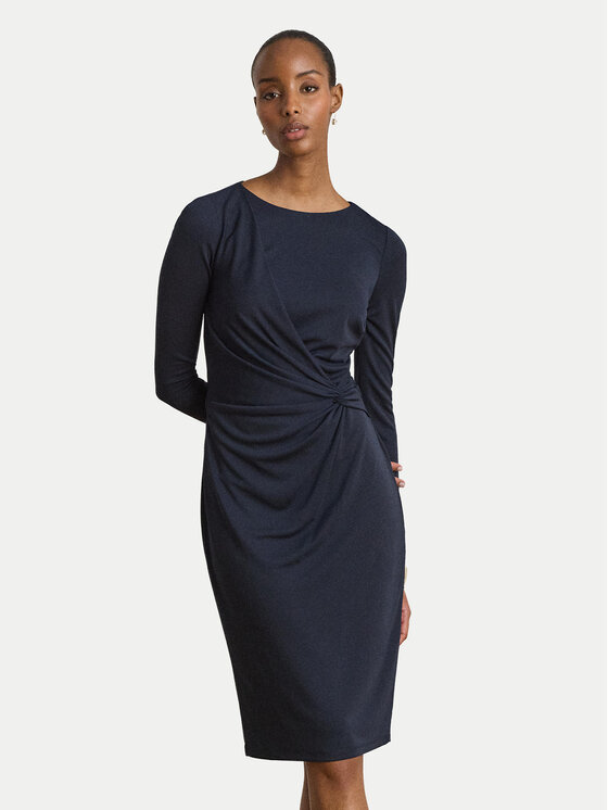LAUREN RALPH LAUREN Rochie tricotată 200P14033001 Bleumarin Slim Fit
